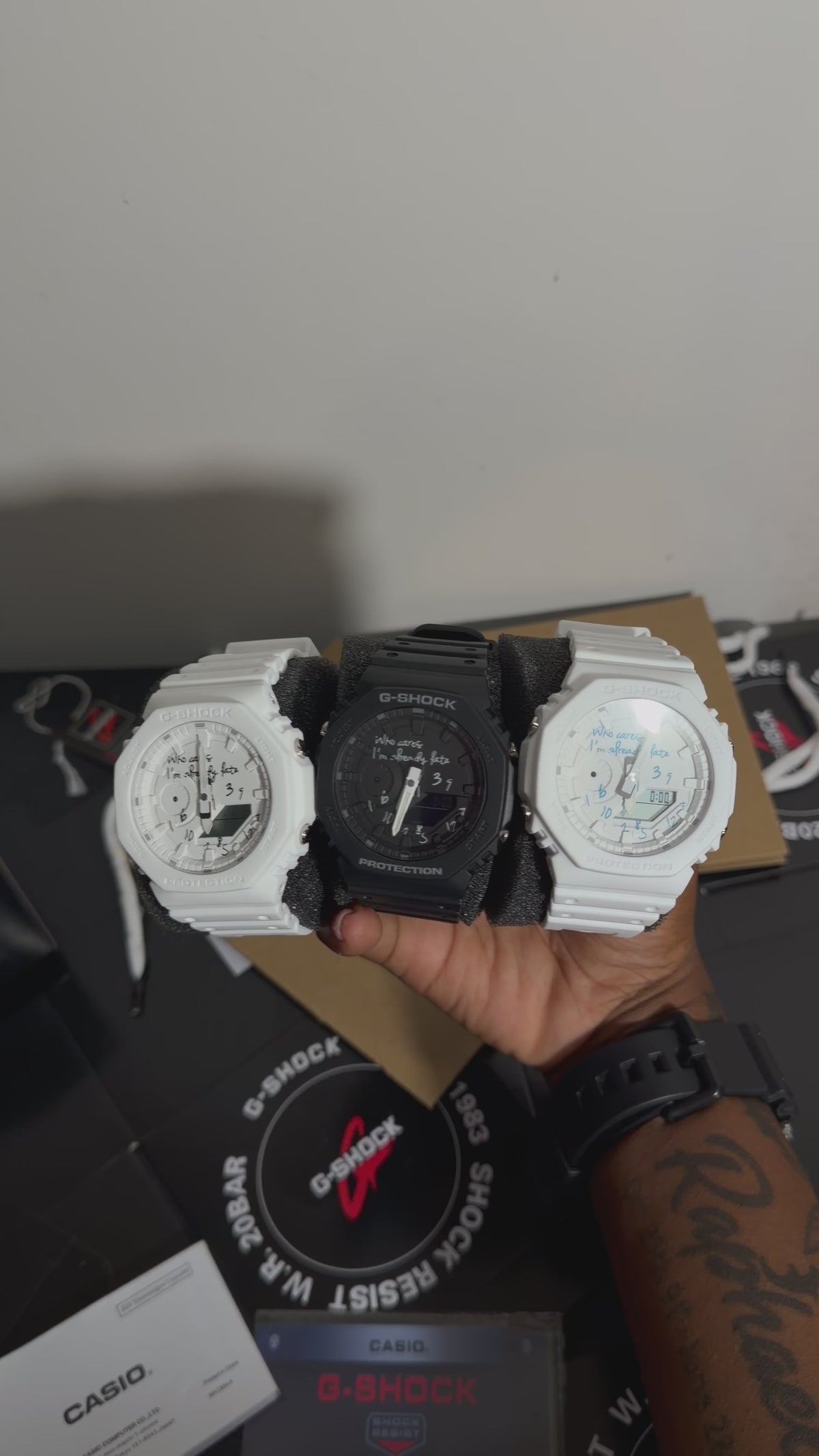 “Who Cares” G Custom Shocks